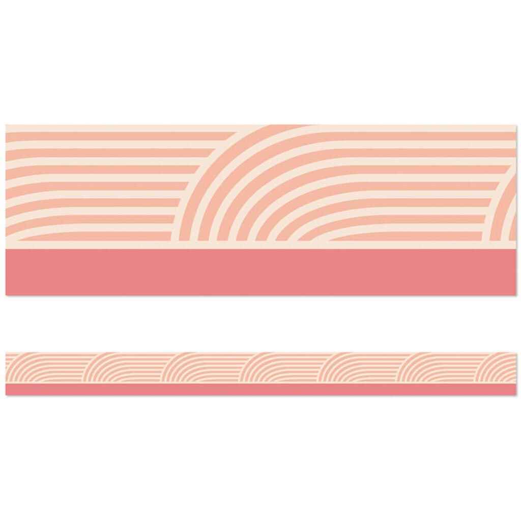 Coral Wave Straight Bulletin Board Borders