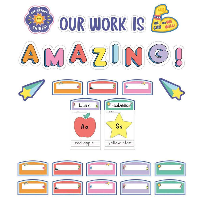 We Stick Together Our Work Amazin Bulletin Board