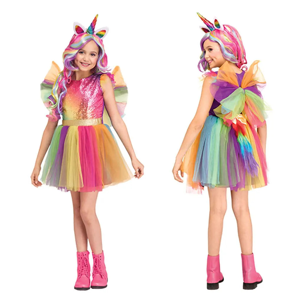Rainbow Sequin Unicorn Costume