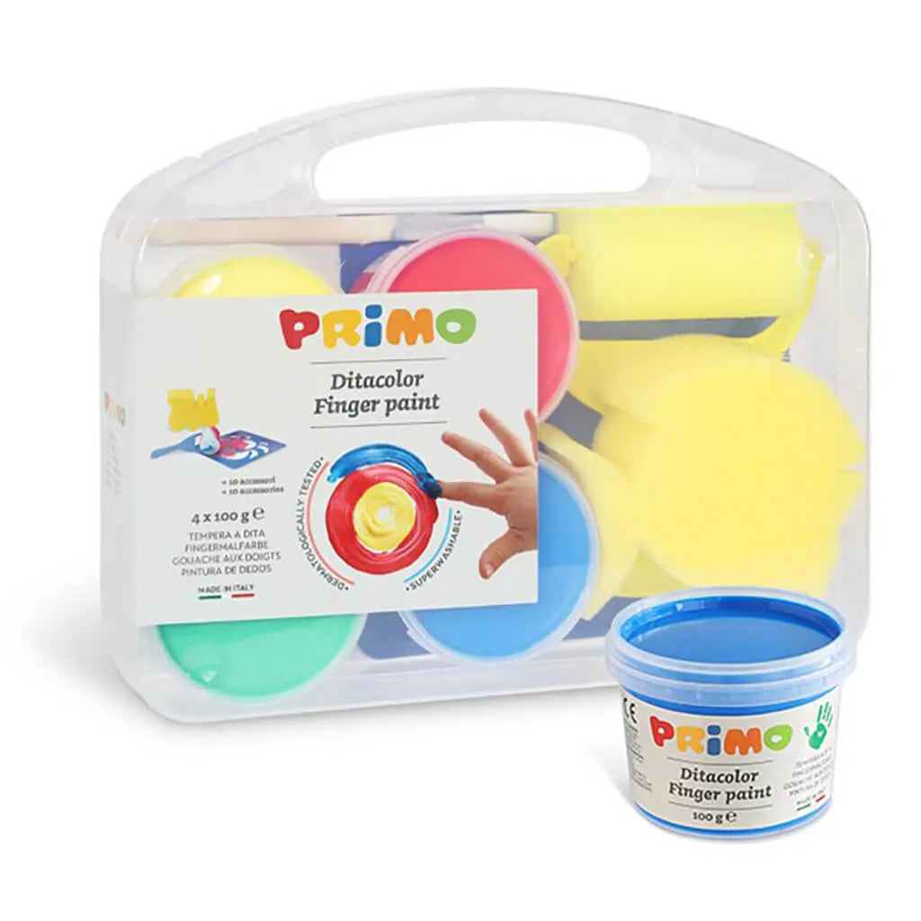 Finger Paint Carry Set,14-Piece Finger Paint Set