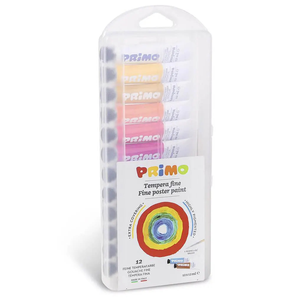 Fine Tempera Paint Tube Set,12-Colour Set