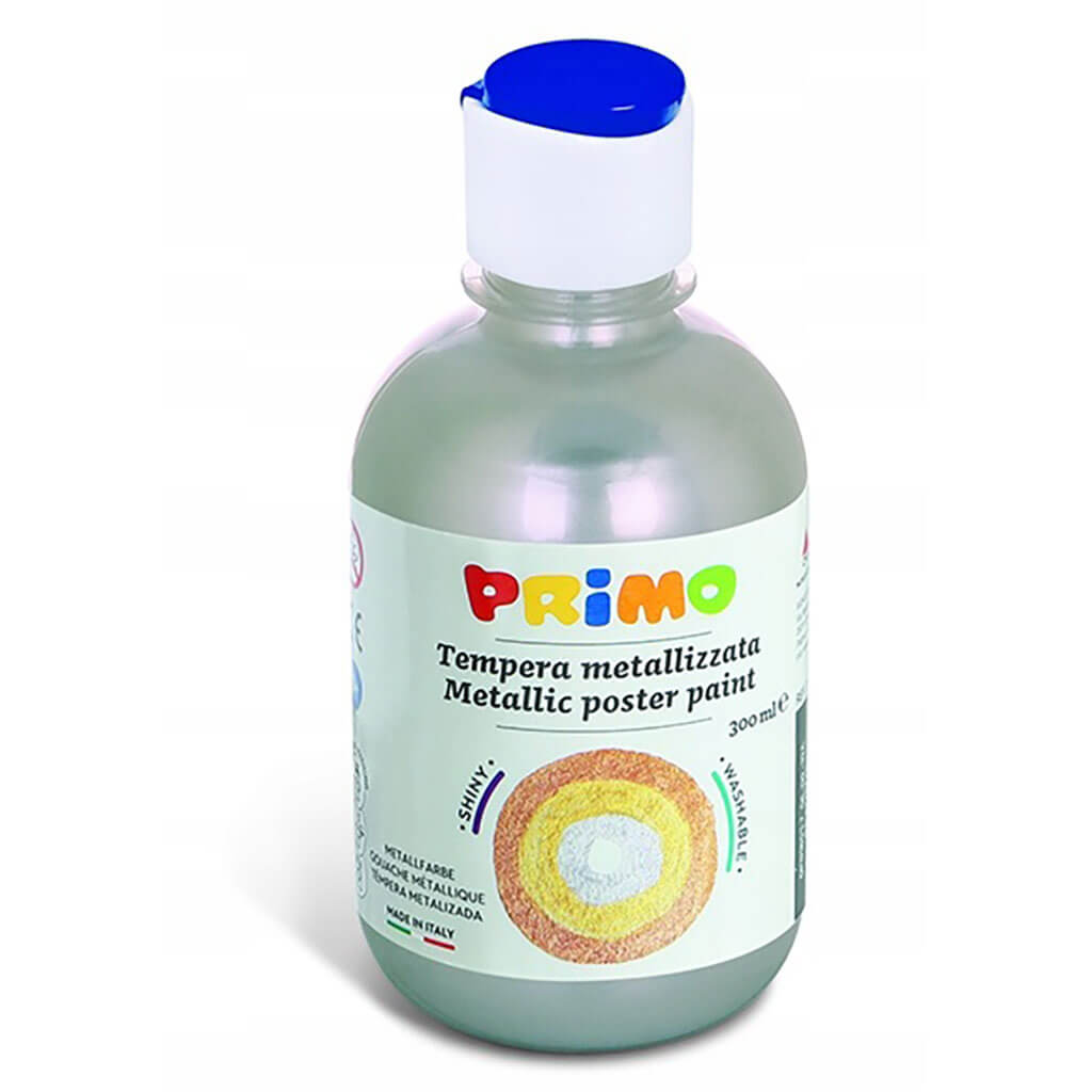 Primo Premium Tempera Paint 300ml, Metal