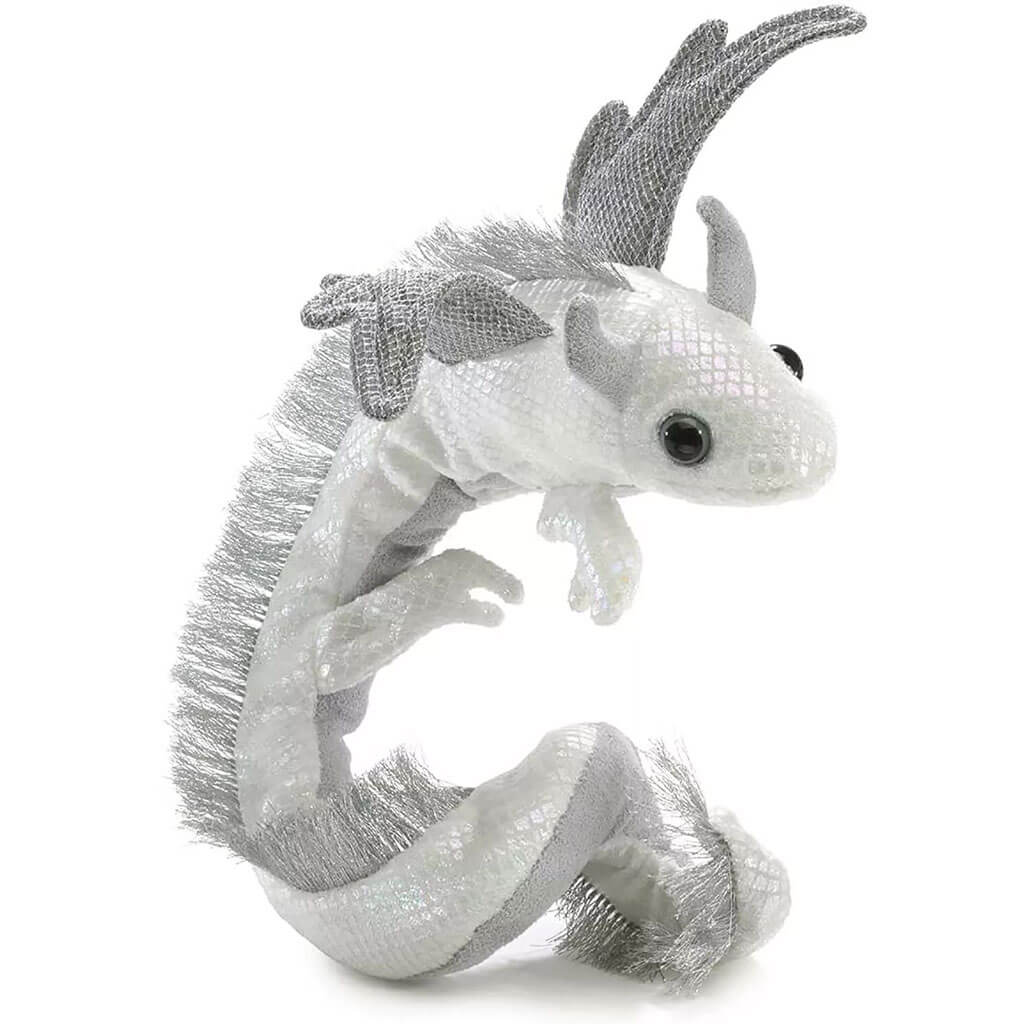 Pearl Dragon Wristlet Finger Puppet