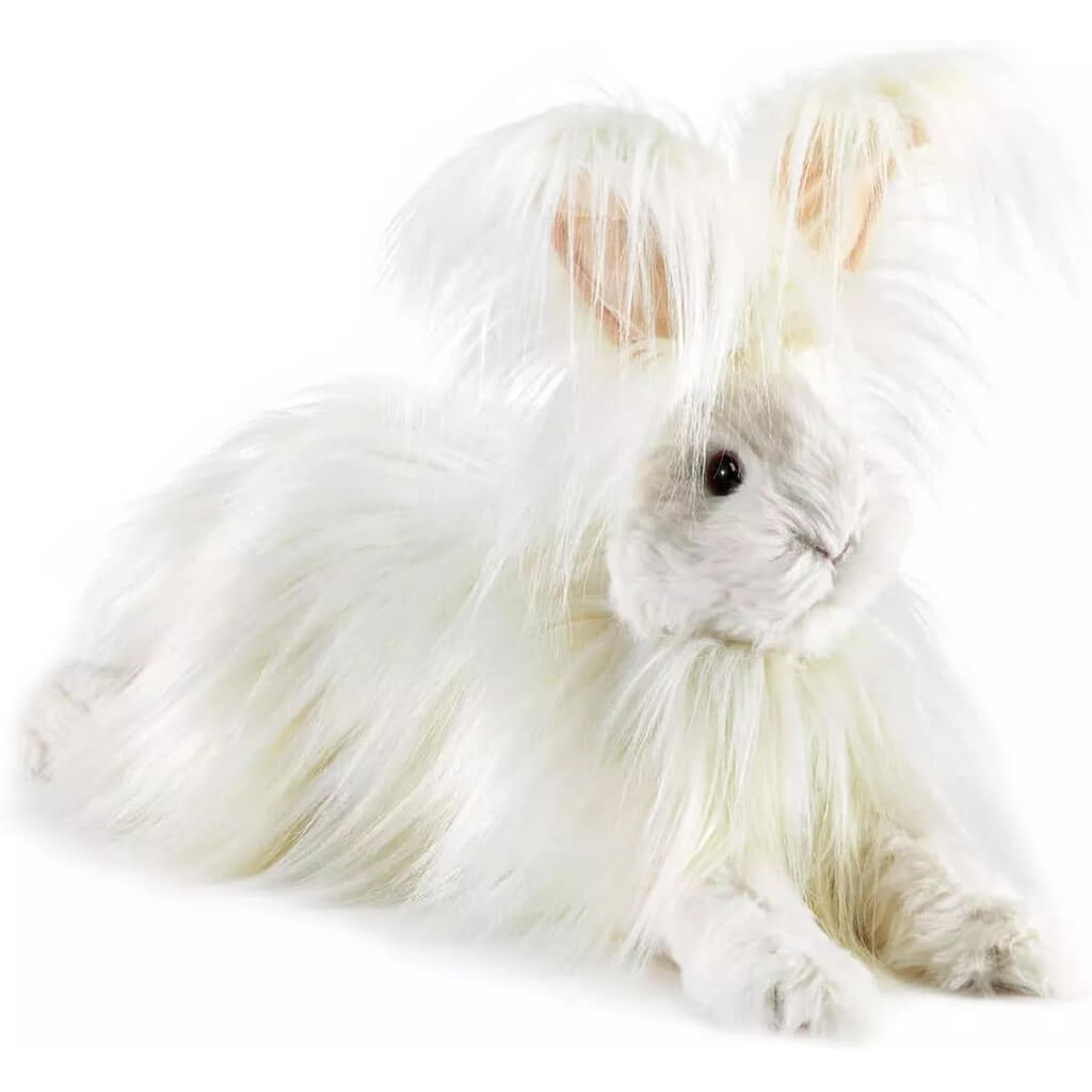 Angora Rabbit Hand Puppet