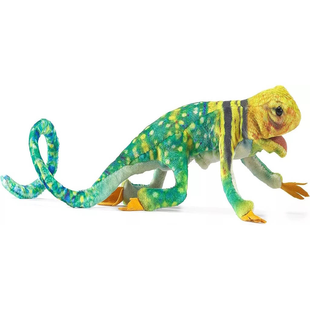 Mini Collared Lizard Finger Puppet