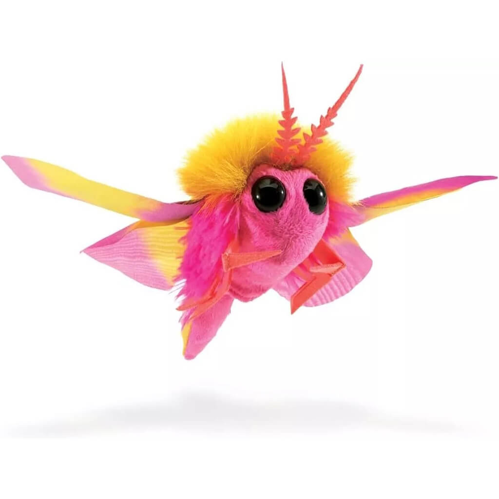 Mini Rosy Maple Moth Finger Puppet