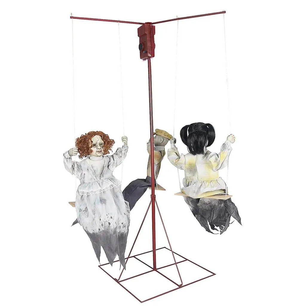Animated Prop Ghostly Go Rounds, 28in