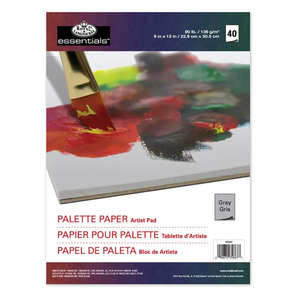 9in x 12in Gray Palette Paper Artist Pad