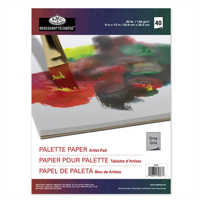 9in x 12in Gray Palette Paper Artist Pad