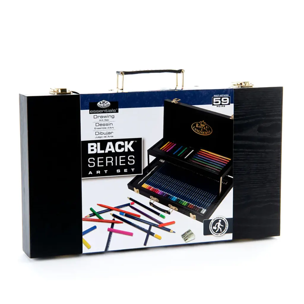 59pc Black Series Drawing Art Set