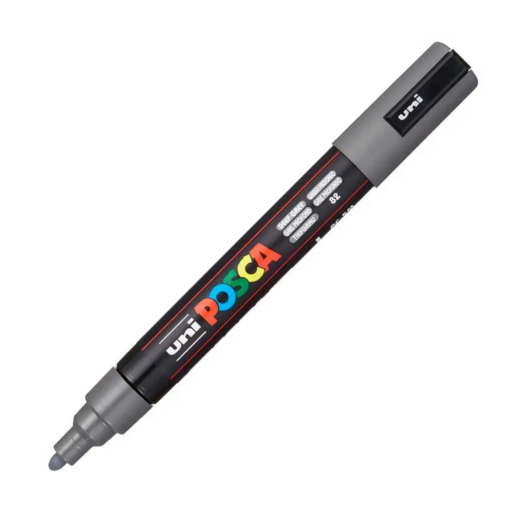 Posca Paint Marker PC-5M Medium Deep Grey