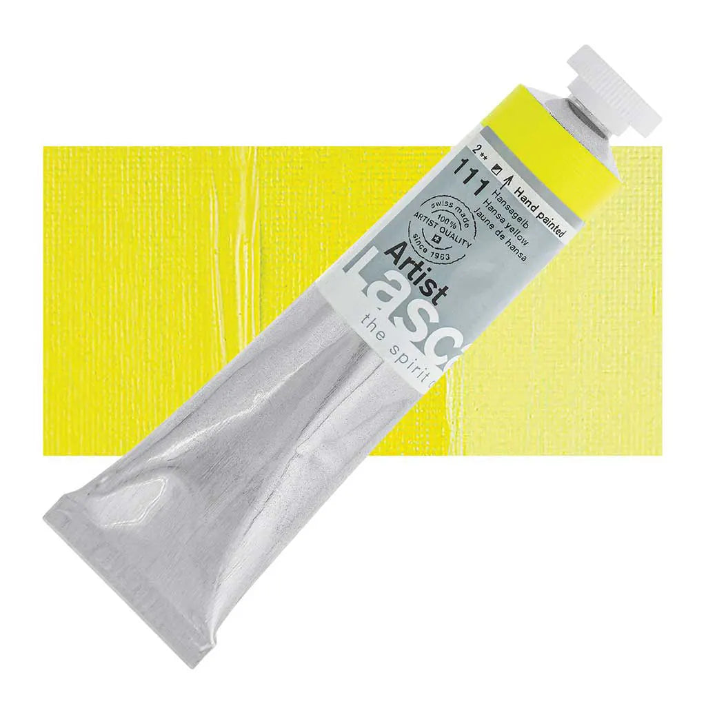 Lascaux Artist Acrylics 45ml Tubes Hansa Yellow S2