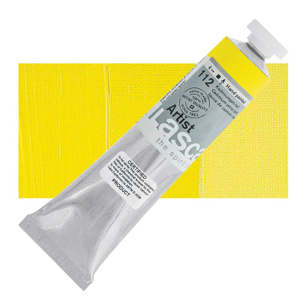 Lascaux Artist Acrylics 45ml Tubes Cadmium Yellow Light S4