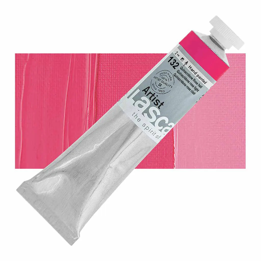 Lascaux Artist Acrylics 45ml Tubes Permanent Rose Light S3