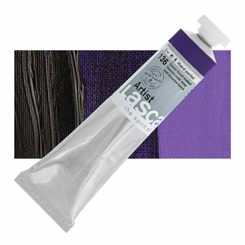 Lascaux Artist Acrylics 45ml Tubes Dioxazine Violet Deep S3