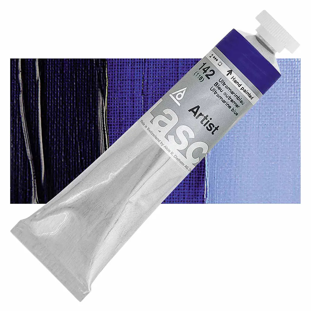 Lascaux Artist Acrylics 45ml Tubes Ultramarine Blue S2