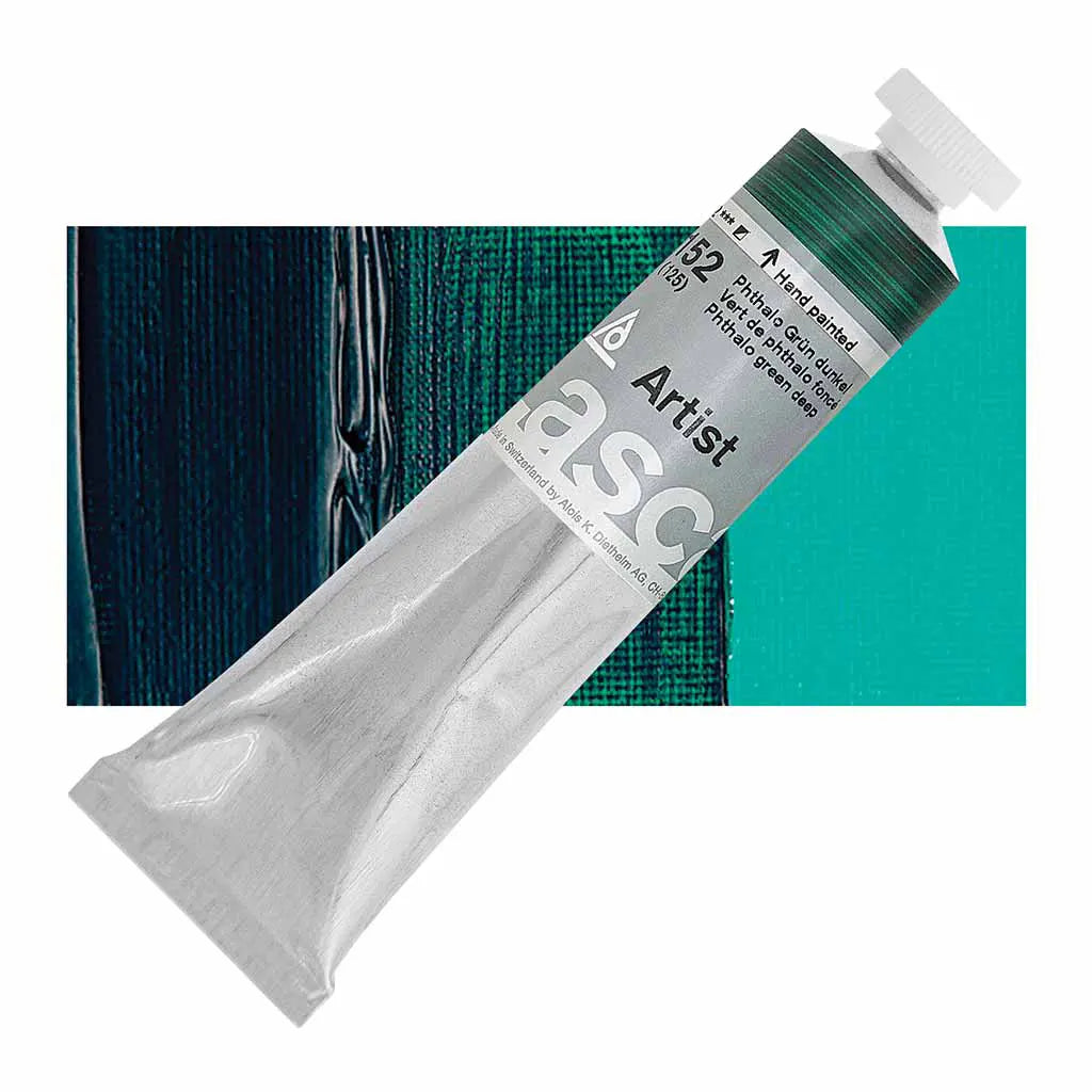 Lascaux Artist Acrylics 45ml Tubes Pthalo Green Deep S2