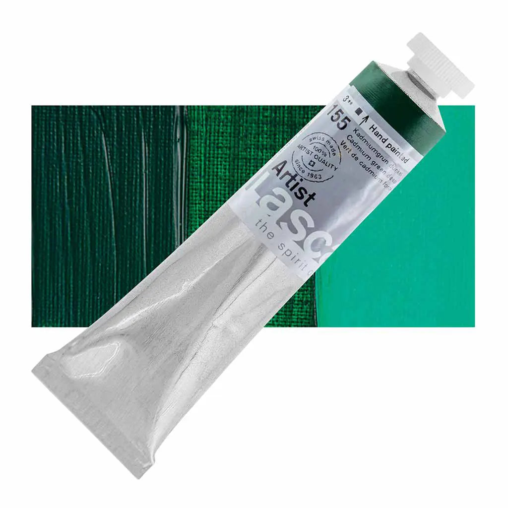 Lascaux Artist Acrylics 45ml Tubes Cadmium Green Deep S3