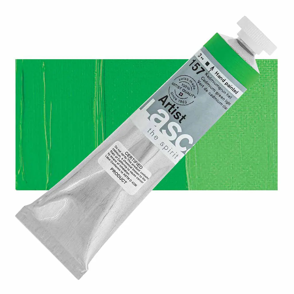 Lascaux Artist Acrylics 45ml Tubes Cadmium Green Deep S3