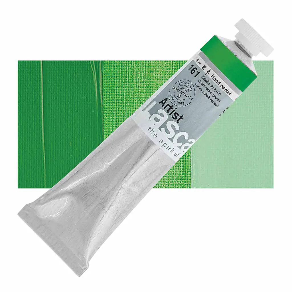 Lascaux Artist Acrylics 45ml Tube Cobalt Nickel Green S3