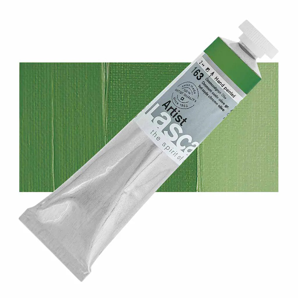 Lascaux Artist Acrylics 45ml Tubes Chrome Oxide Olive Green S2