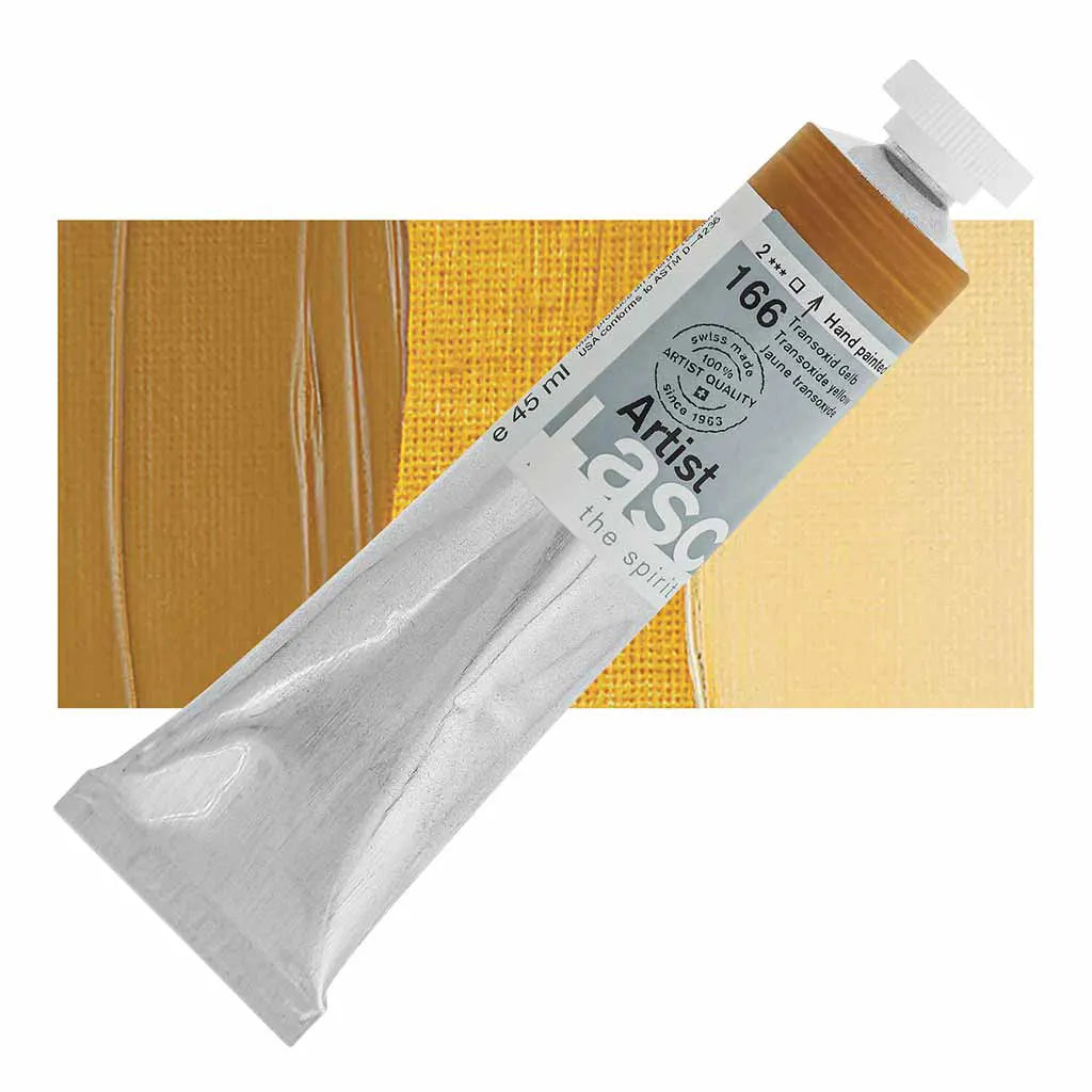 Lascaux Artist Acrylics 45ml Tubes Transoxide Yellow S2