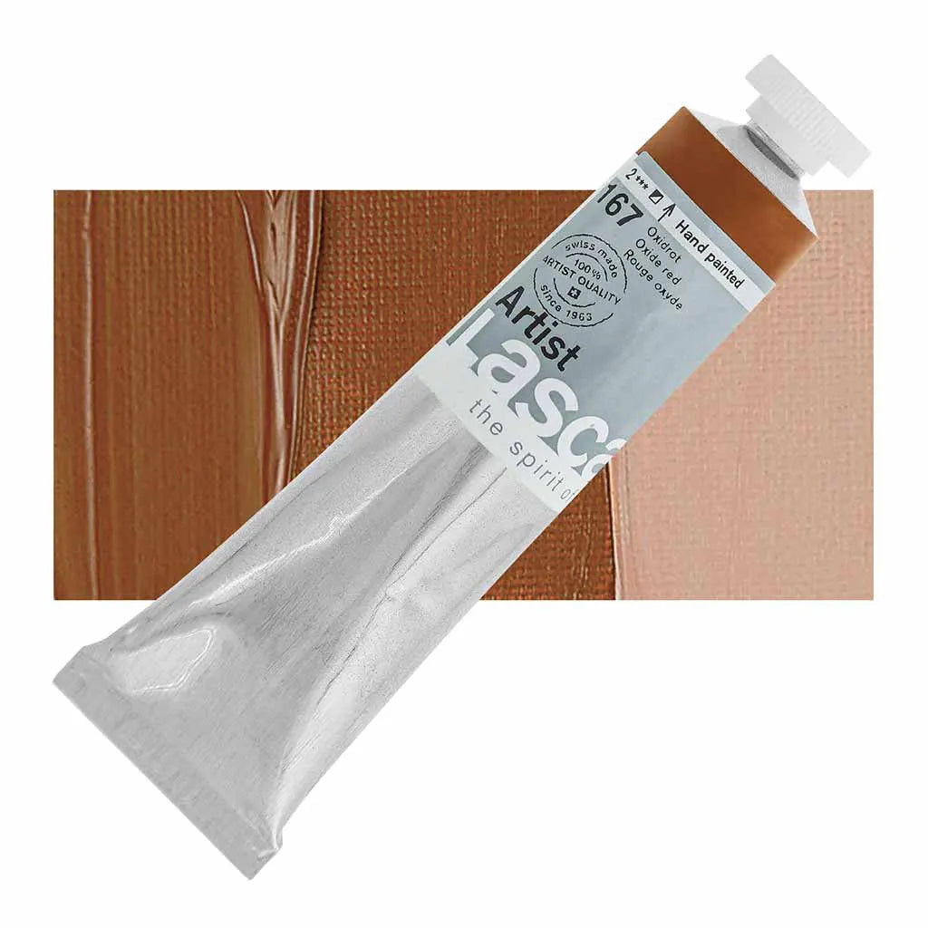 Lascaux Artist Acrylics 45ml Tubes Oxide Red S2