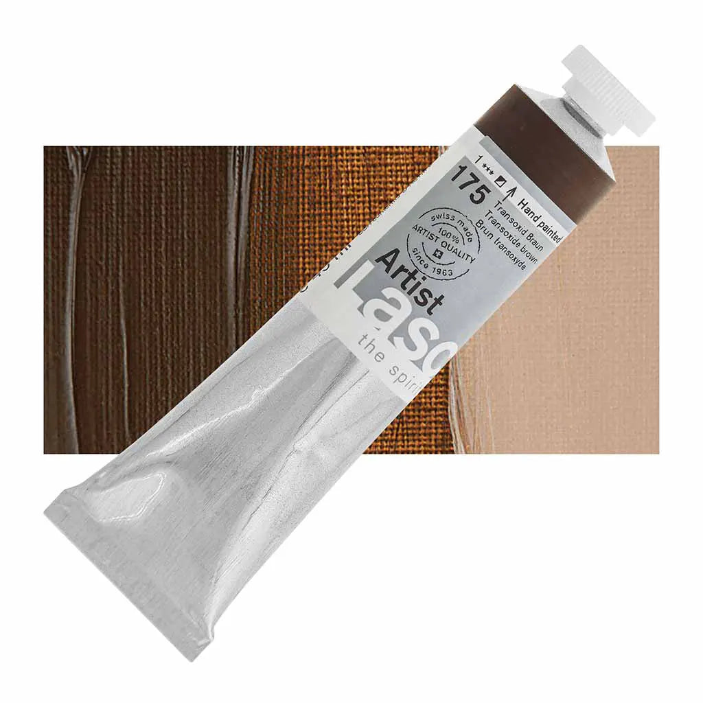 Lascaux Artist Acrylics 45ml Tubes Transoxide Brown S1