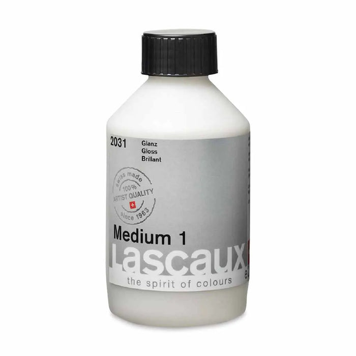 Mediums & Modeling Pastes, Medium 1 - Gloss, 250ml Bottle