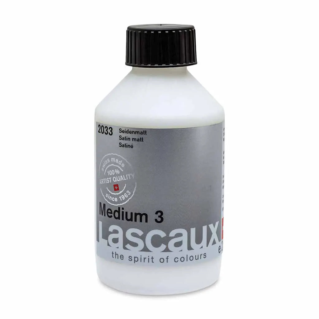 Mediums &amp; Modeling Pastes, Medium 3 - Satin, 250ml Bottle