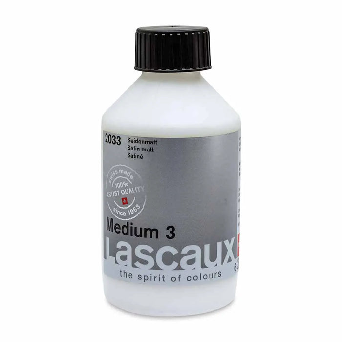Mediums & Modeling Pastes, Medium 3 - Satin, 250ml Bottle