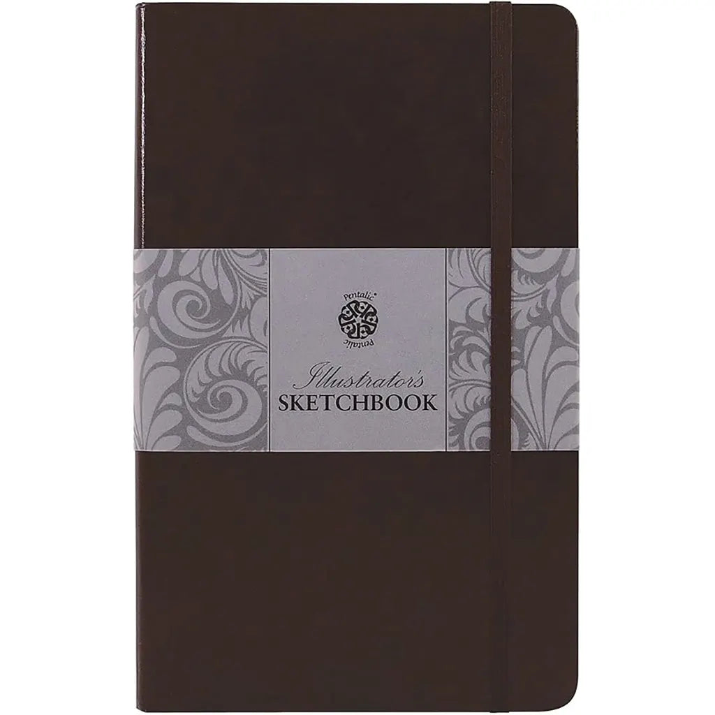 Pentalic Illustrator Journal 3.5in x 5.5in 192pg 60lb Mocha