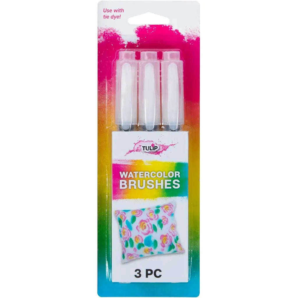 Tulip Watercolor Brushes 3pk