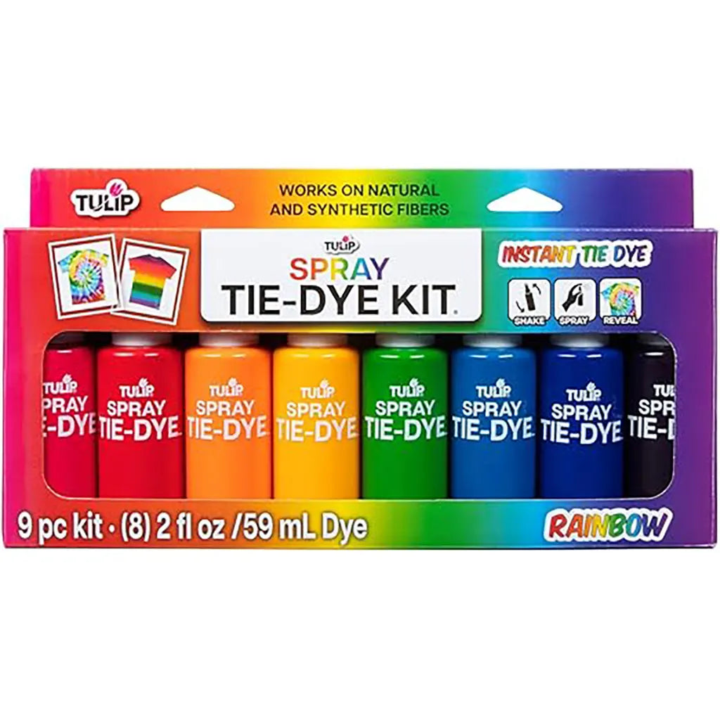 Tulip Spray Tie-Dye Kit Rainbow, 8pc