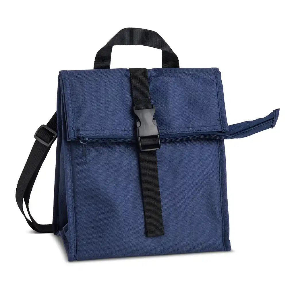 Buckle Lunch Bag, Navy