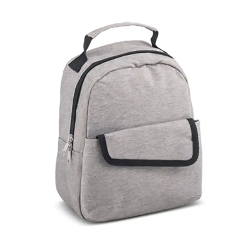 Round Zipper Lunch Tote Heathere