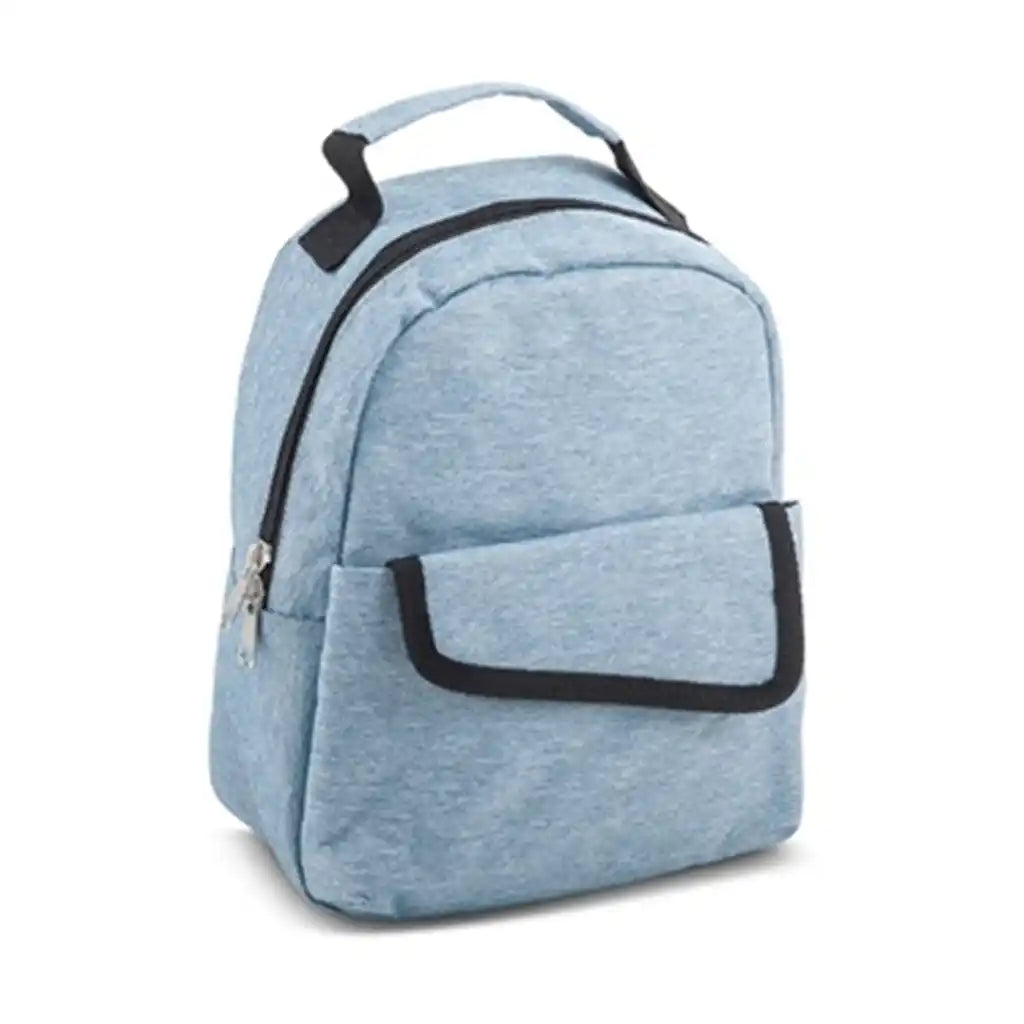Round Zipper Lunch Tote Heathere