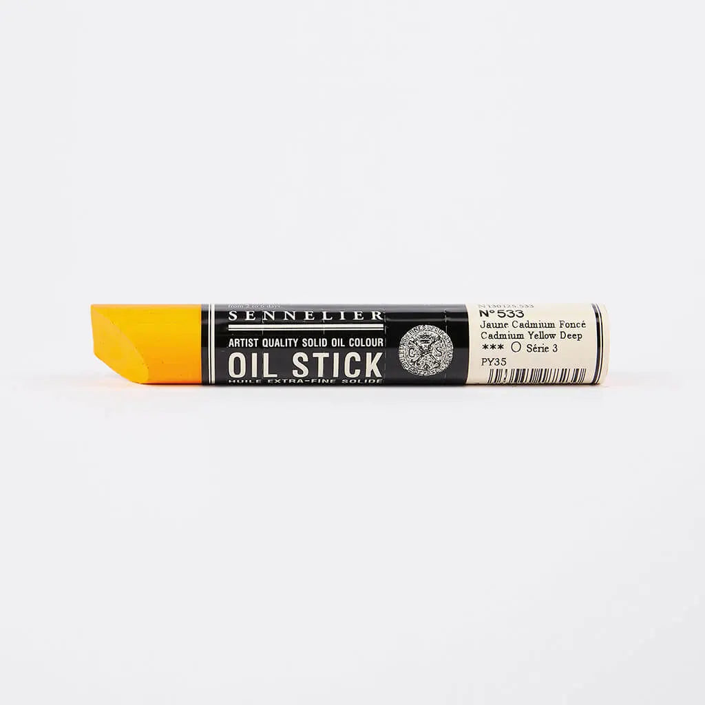 Sennelier Artist Oil Stick 38ml S3, Cadmium Yellow Deep