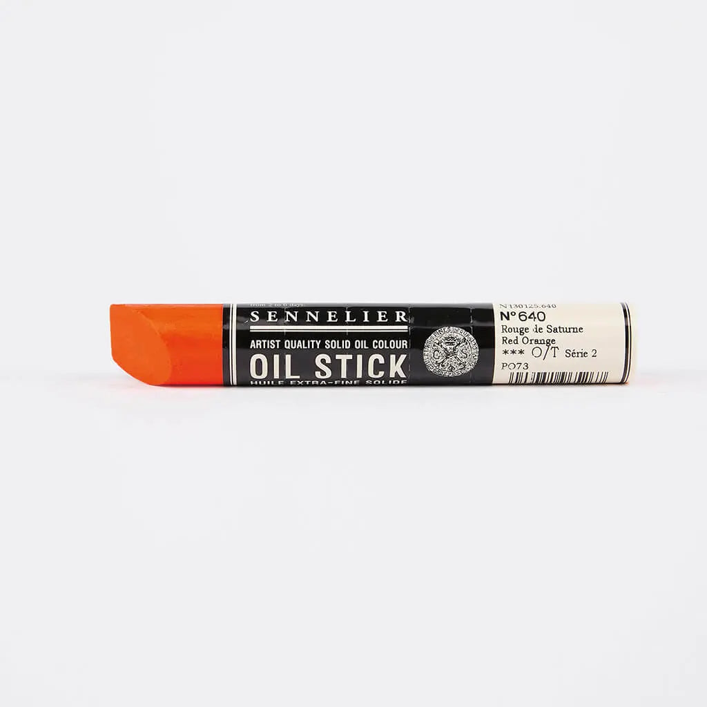 Sennelier Artist Oil Stick 38ml S2, Red Orange
