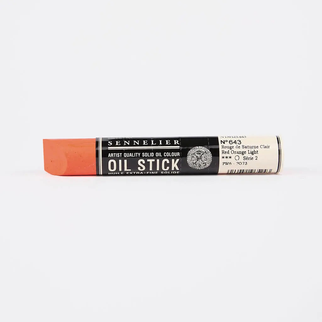 Sennelier Artist Oil Stick 38ml S2, Red Orange Light