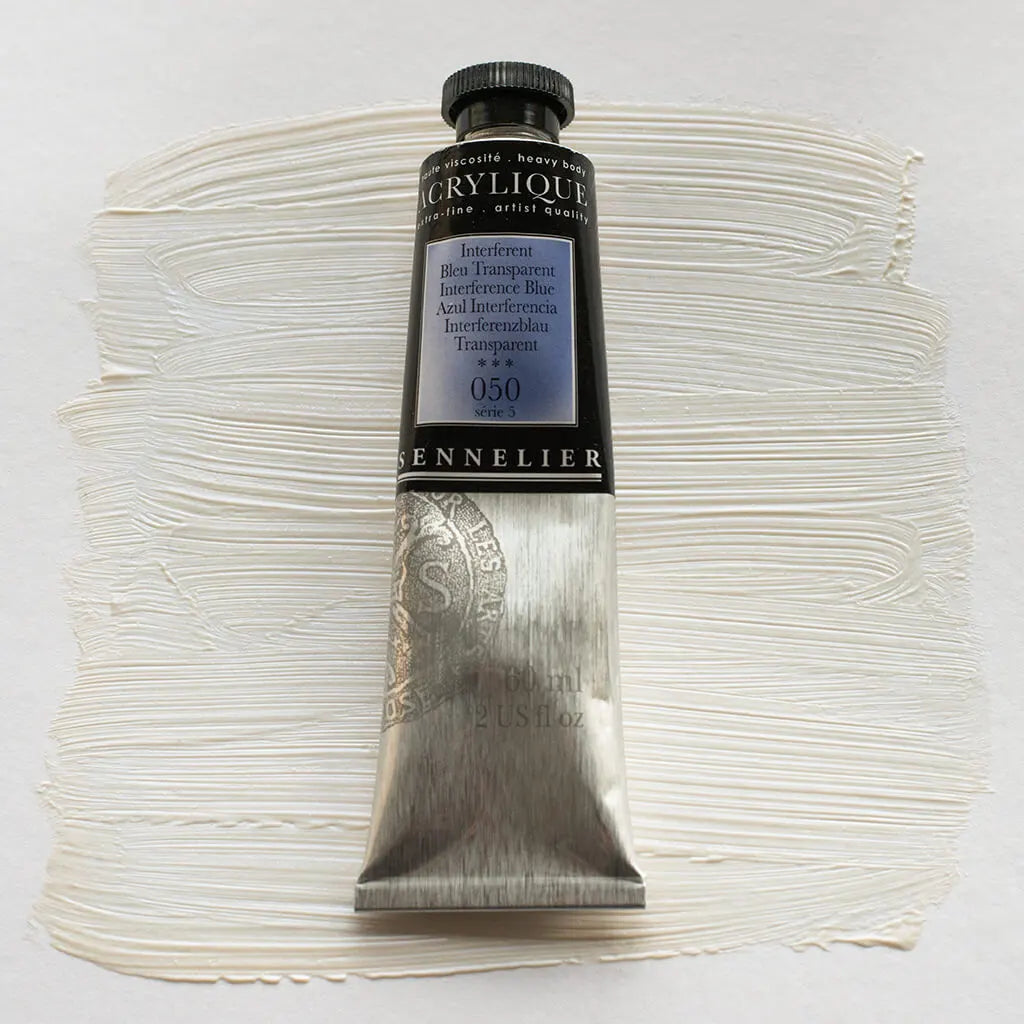 Sennelier Extra-Fine Acrylic Tube 60ml S5, Interference Blue