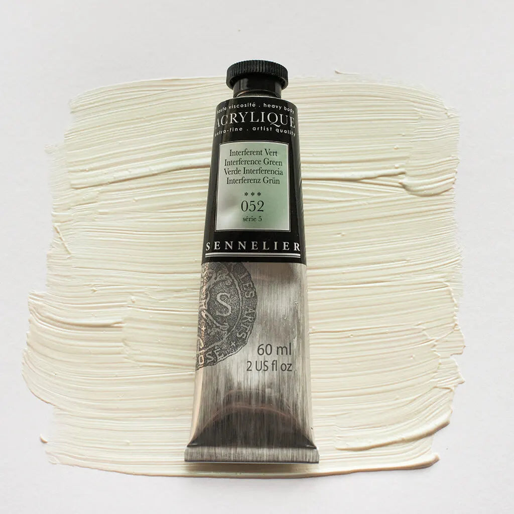 Sennelier Extra-Fine Acrylic Tube 60ml S5, Interference Green