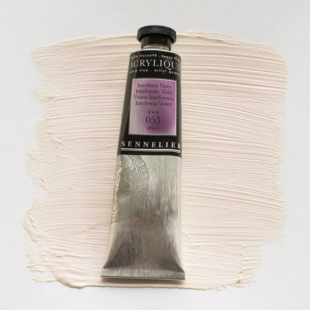 Sennelier Extra-Fine Acrylic Tube 60ml S5, Interference Violet