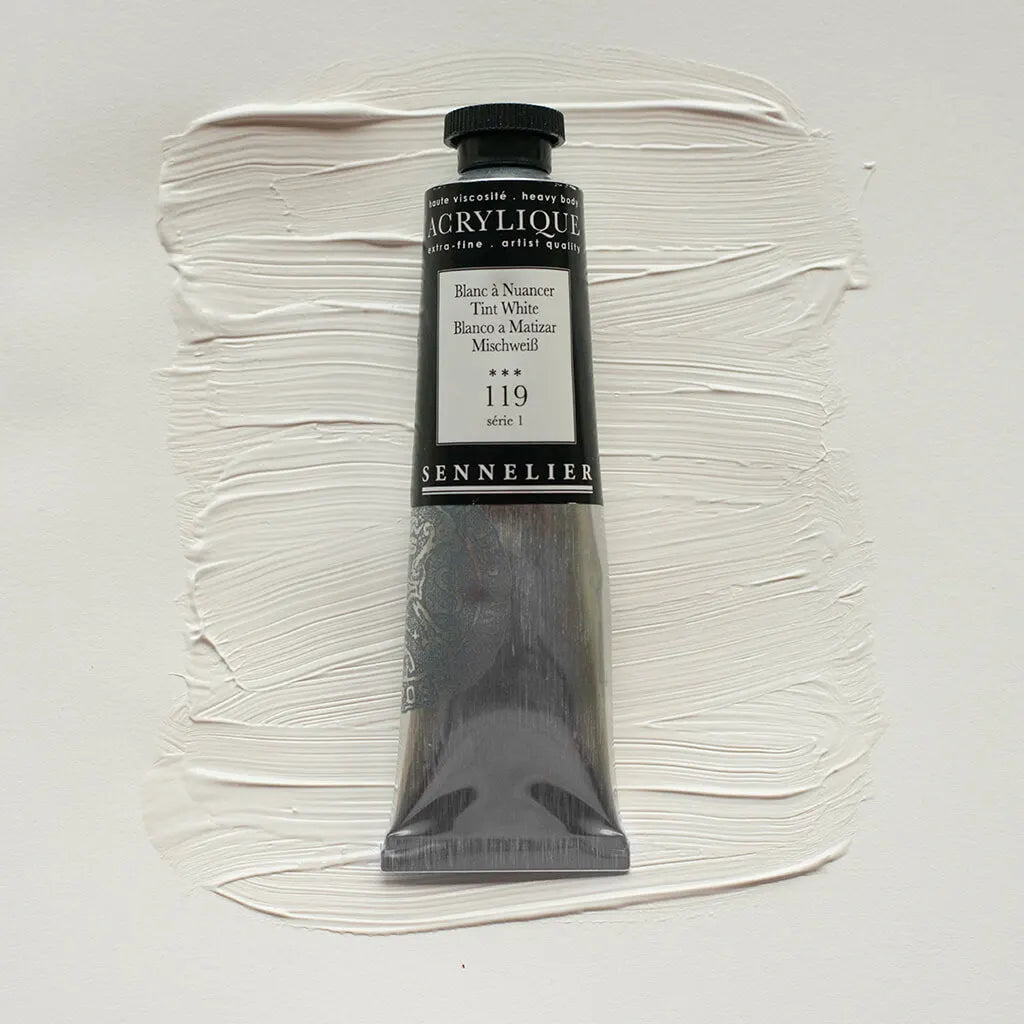 Sennelier Extra-Fine Acrylic Tube 60ml S1, Tint White