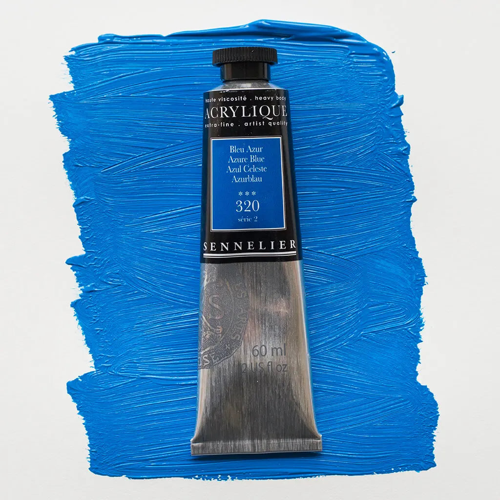 Sennelier Extra-Fine Acrylic Tube 60ml S2, Azure Blue