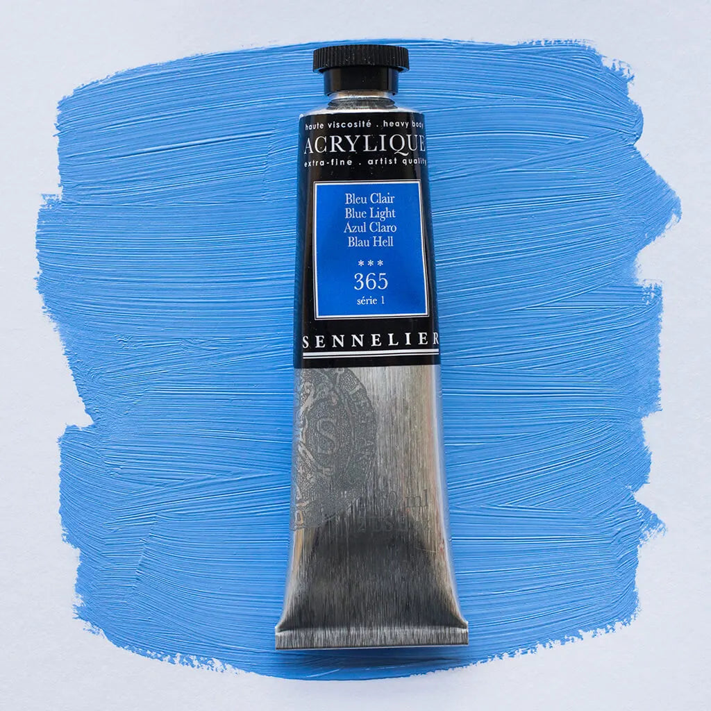 Sennelier Extra-Fine Acrylic Tube 60ml S1, Blue Light