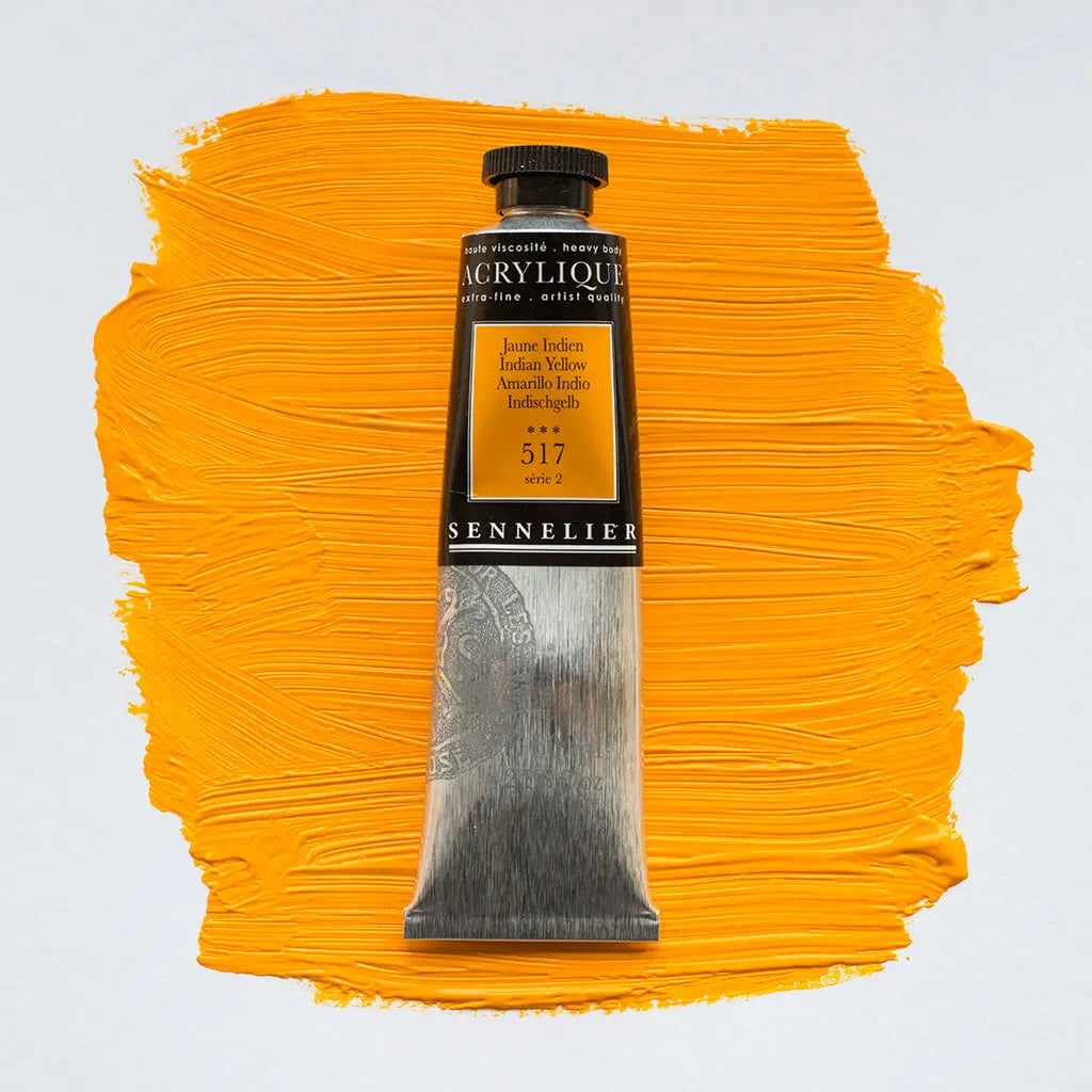 Sennelier Extra-Fine Acrylic Tube 60ml S2, Indian Yellow