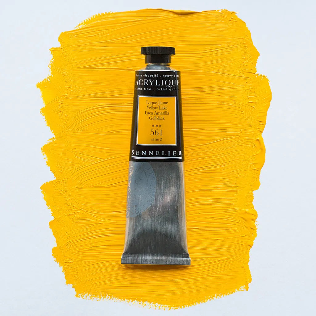 Sennelier Extra-Fine Acrylic Tube 60ml S2, Yellow Lake