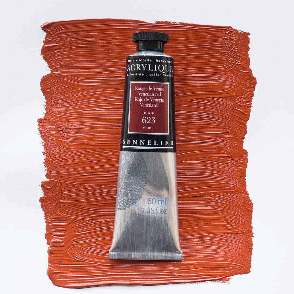Sennelier Extra-Fine Acrylic Tube 60ml S1, Venetian Red