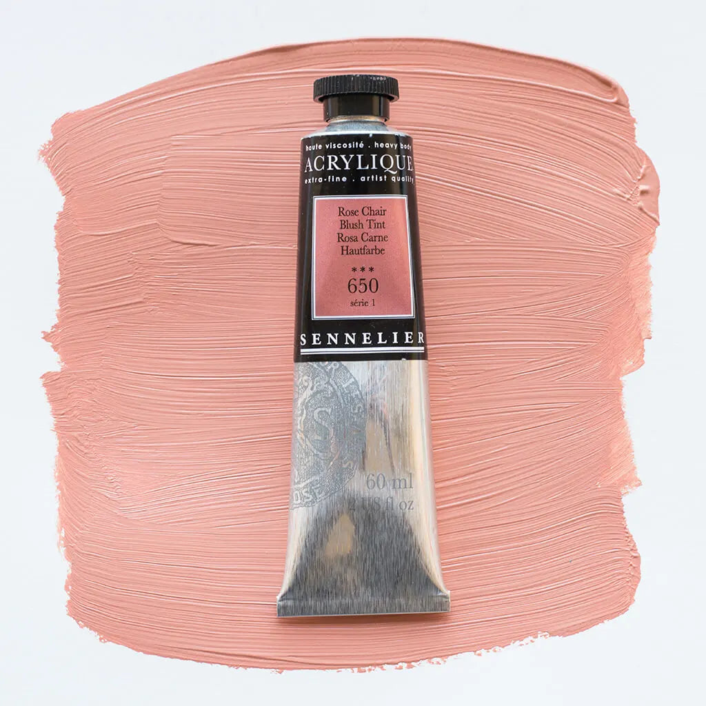 Sennelier Extra-Fine Acrylic Tube 60ml S1, Rose Ochre